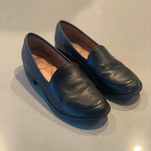 Sofft Napoli Black Leather Loafers